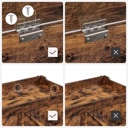 Skrzynia TOVIAN brązowa