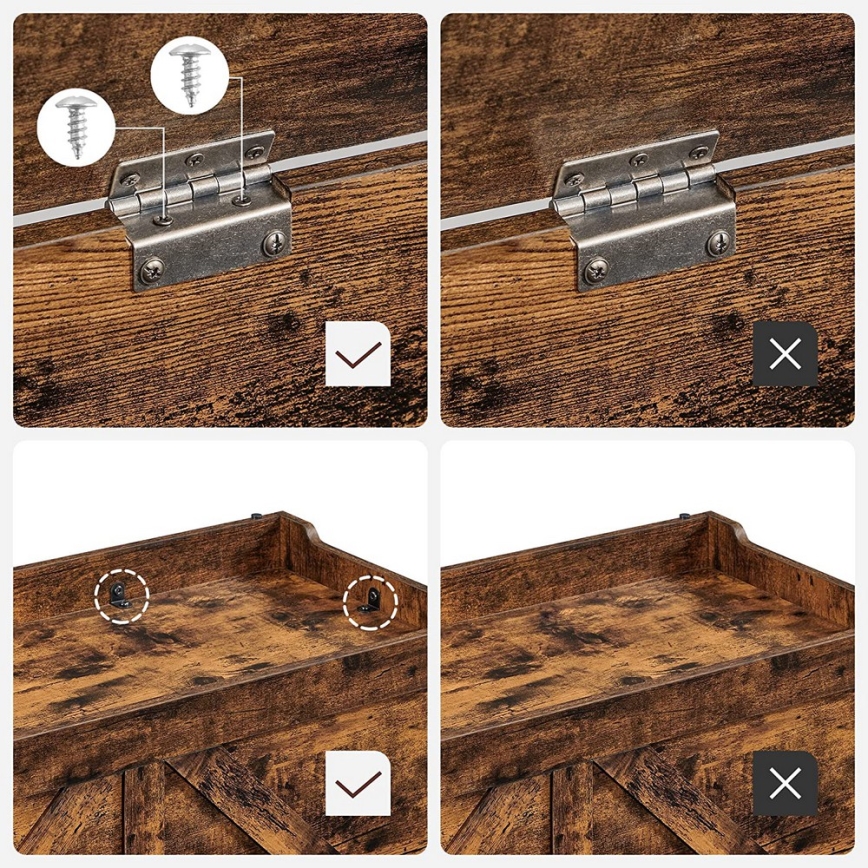 Skrzynia TOVIAN brązowa