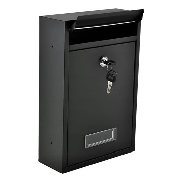 Skrzynka pocztowa 21,7x32 cm czarna