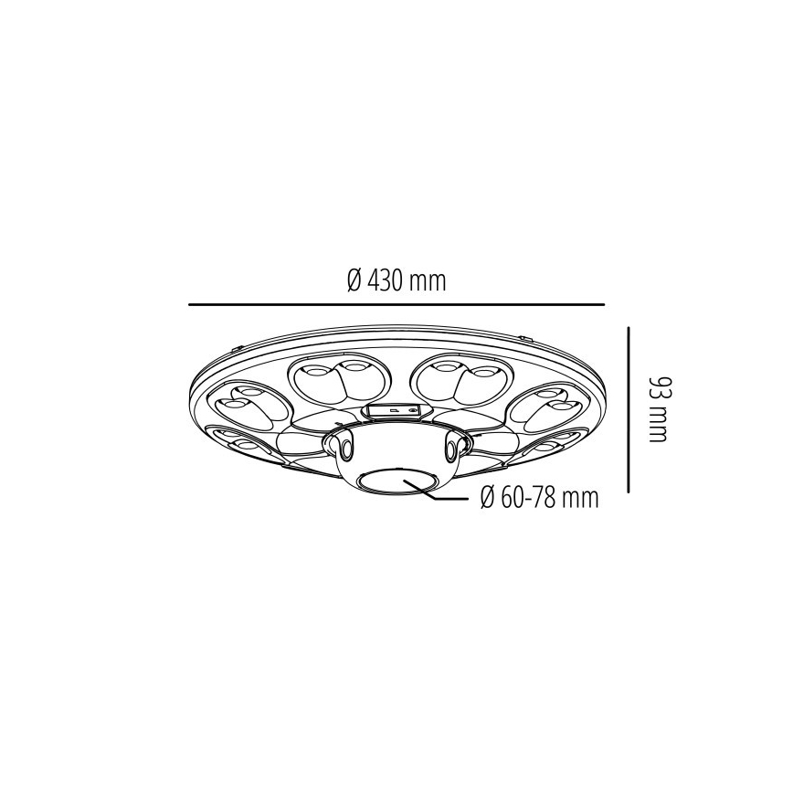 Słoneczna lampa uliczna z czujnikiem LUVIA LED/15W/3,2V 6500K IP54 5400 mAh + pilot