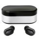 Słuchawki bezprzewodowe Bluetooth V5.0 + stacja ładująca czarne