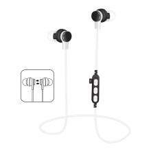 Słuchawki Bluetooth z mikrofonem i odtwarzaczem MicroSD białe/czarne