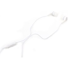 Słuchawki FIESTA MIC MINI JACK 3.5mm białe