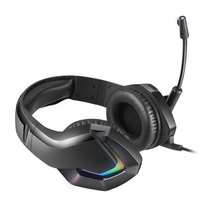 Słuchawki gamingowe LED RGB VARR z mikrofonem