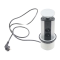 Słupek przyłączeniowy do blatu 2x230V +USB-A 3,1A +USB-C 15,5W 230V