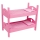 Small Foot - Piętrowe łóżeczko dla lalek różowe