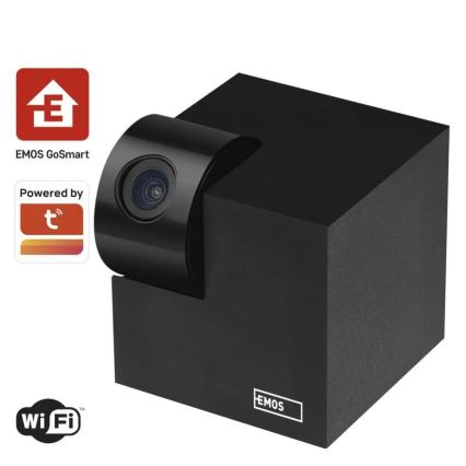 Smart wewnętrzna obrotowa kamera z czujnikiem ruchu GoSmart 5V Wi-Fi Tuya czarny