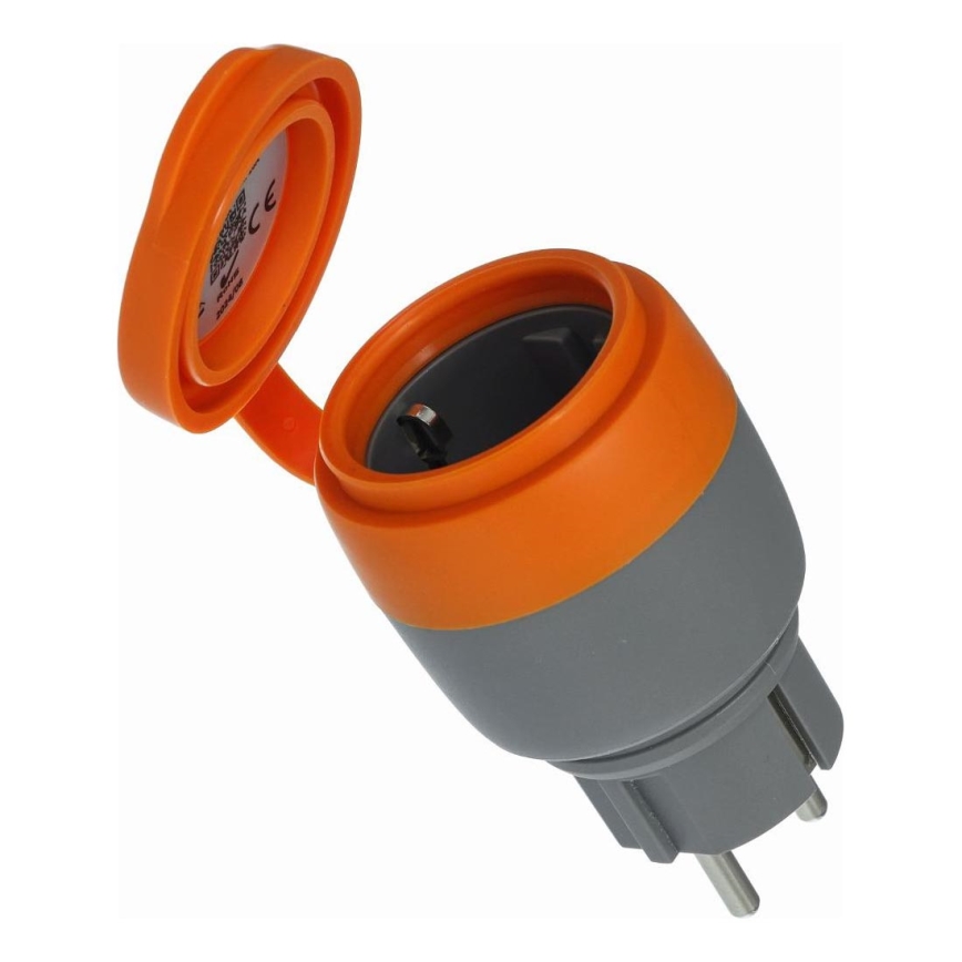 Smart zewnętrzne gniazdo 3680W/230V/Typ F SCHUKO/16A Wi-Fi IP44