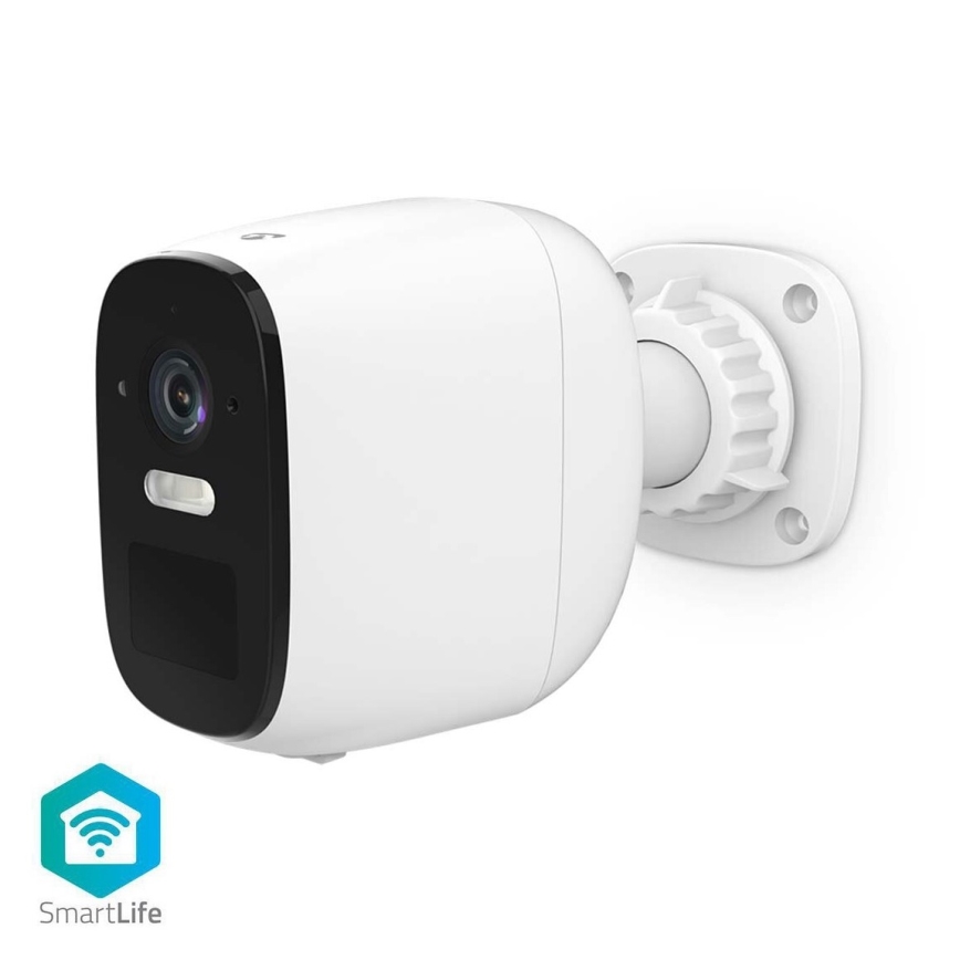 Smart zewnętrzny ładowalny kamera z czujnikiem SmartLife 4MP Quad HD 1440p 5V/5200mAh Wi-Fi Tuya IP66