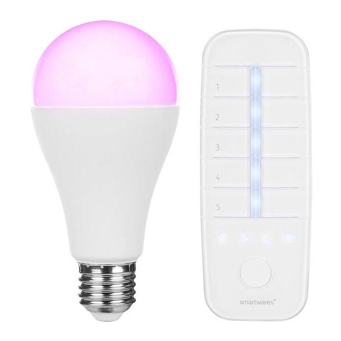 Smartwares - LED Ściemnialna żarówka SmartHome E27/7W/230V 2700K-6500K + DO