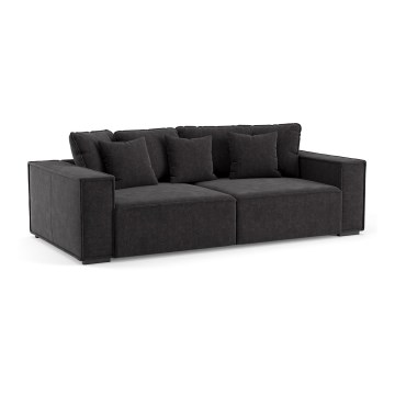 Sofa BOLZANO czarny