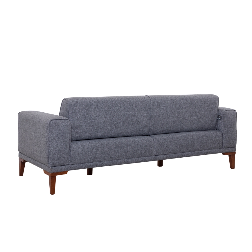 Sofa dwuosobowa DOTY, ciemnoszara
