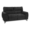 Sofa dwuosobowa LIVORNO czarny