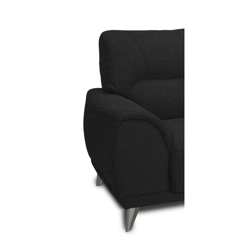 Sofa dwuosobowa LIVORNO czarny