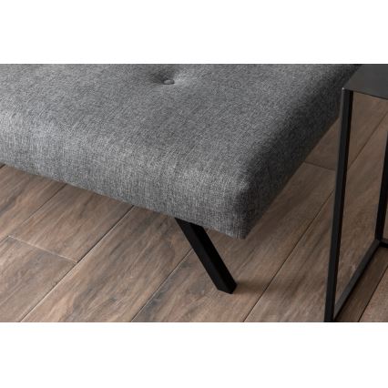 Sofa dwuosobowa LOKO jasnoszara