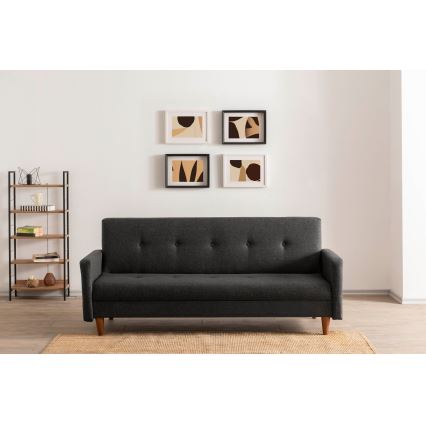 Sofa dwuosobowa NARA ciemnoszara