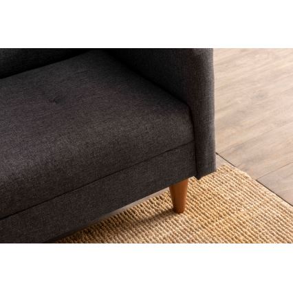 Sofa dwuosobowa NARA ciemnoszara