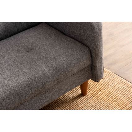 Sofa dwuosobowa NARA jasnoszara