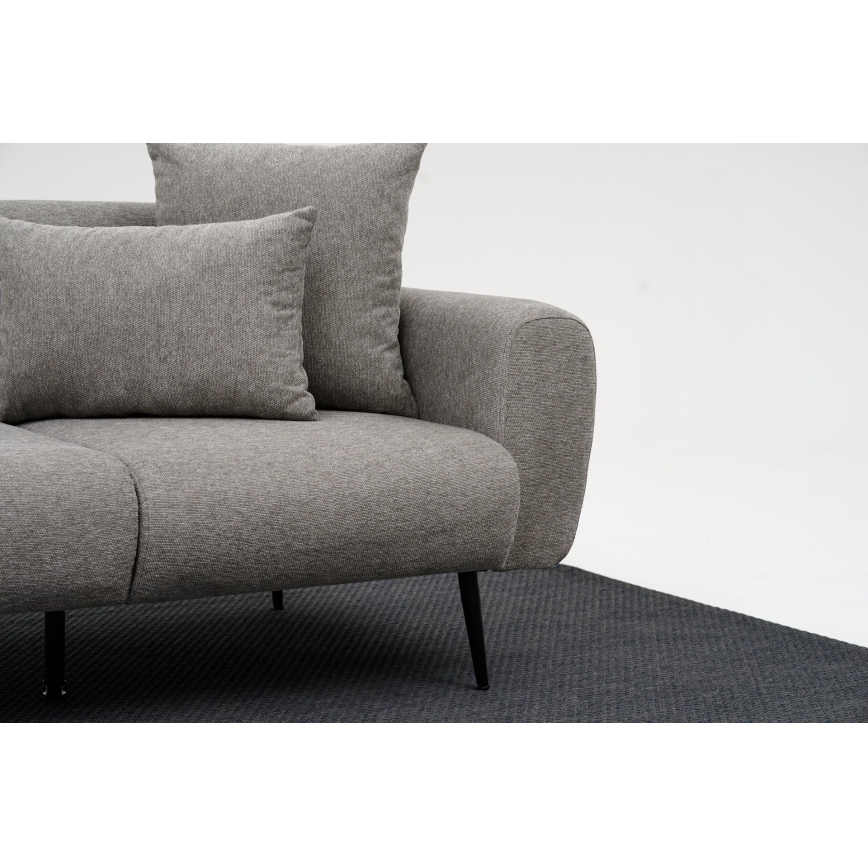 Sofa dwuosobowa PISA jasnoszara