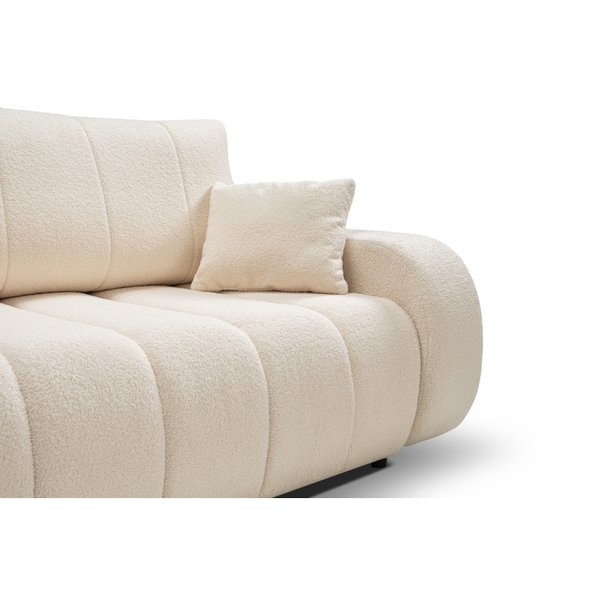 Sofa dwuosobowa składana DESIO beżowy