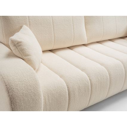 Sofa dwuosobowa składana DESIO beżowy