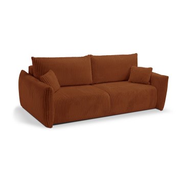 Sofa dwuosobowa składana FRIDA brązowe