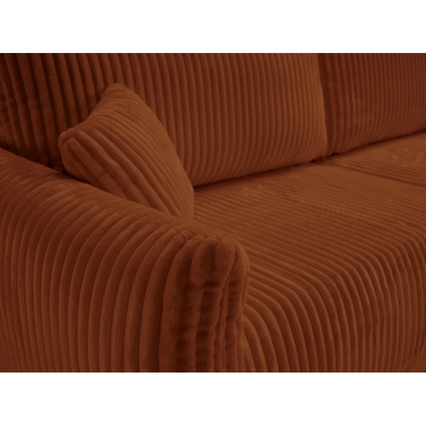 Sofa dwuosobowa składana FRIDA brązowe