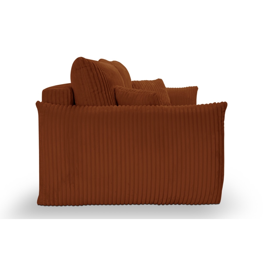 Sofa dwuosobowa składana FRIDA brązowe