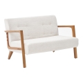 Sofa dwuosobowa TUMI kremowa