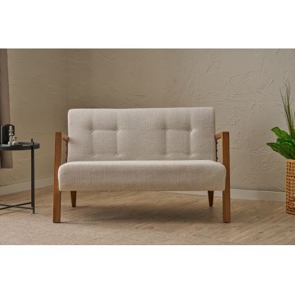 Sofa dwuosobowa TUMI kremowa