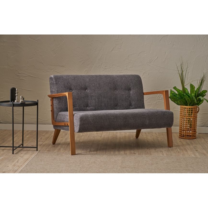 Sofa dwuosobowa TUMI szara