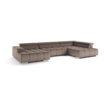 Sofa narożna typu U TROPEA beżowy