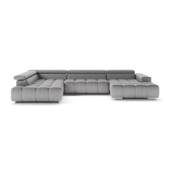 Sofa narożna typu U TROPEA szary