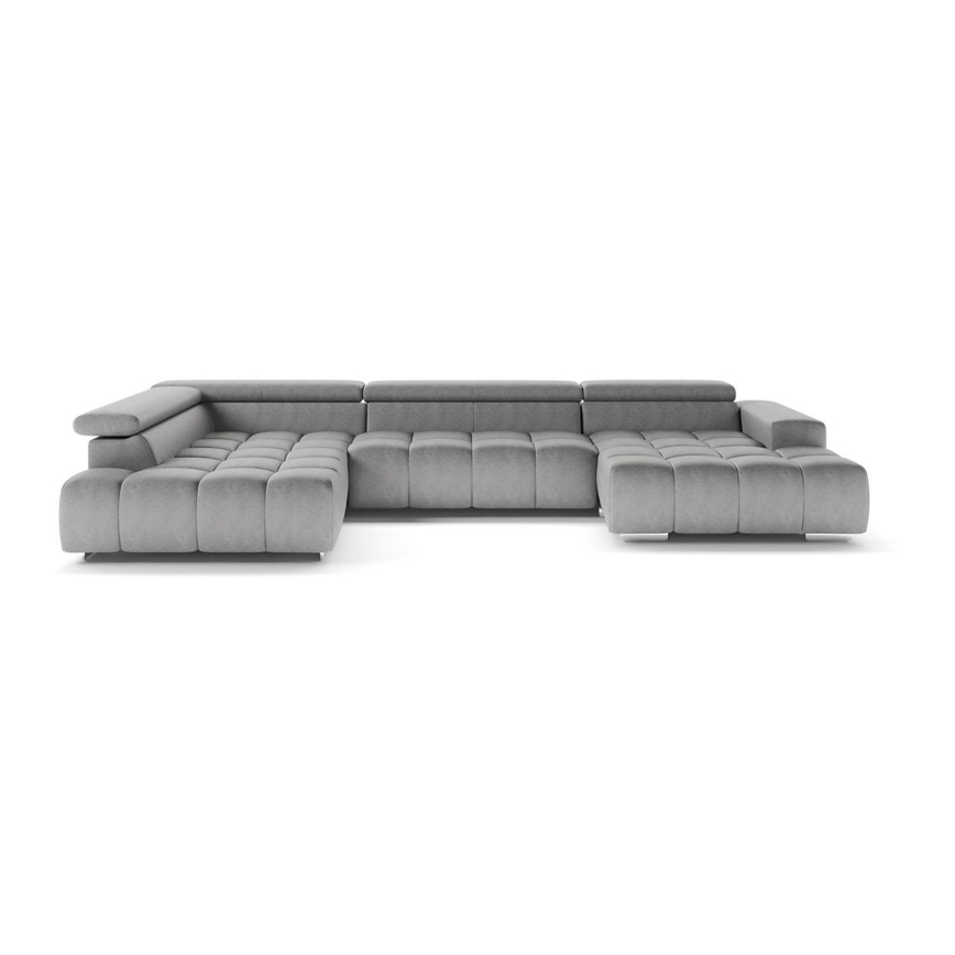 Sofa narożna typu U TROPEA szary