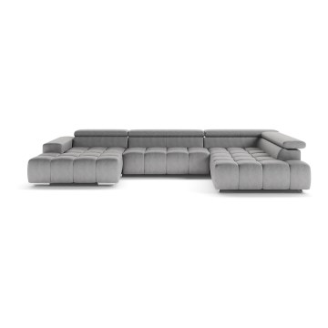 Sofa narożna typu U TROPEA szary