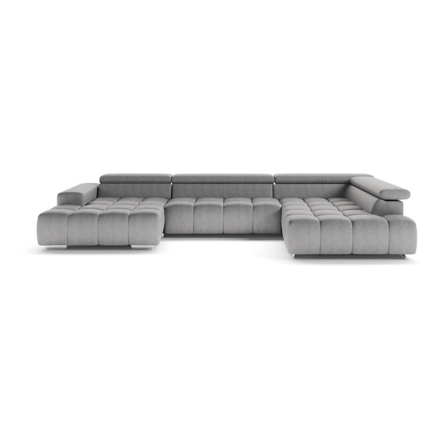 Sofa narożna typu U TROPEA szary
