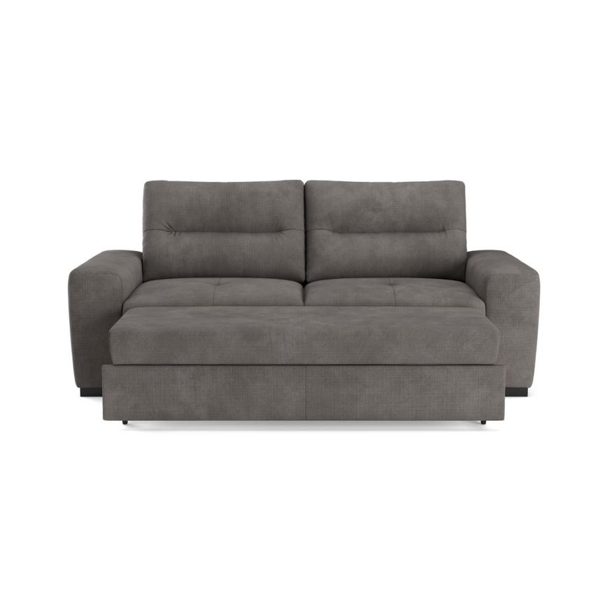 Sofa trzyosobowa składana COMO szara