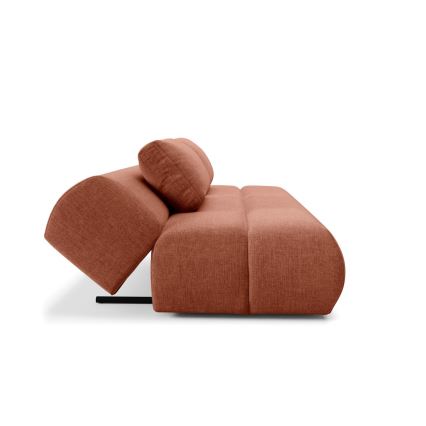 Sofa trzyosobowa składana FANO brązowa