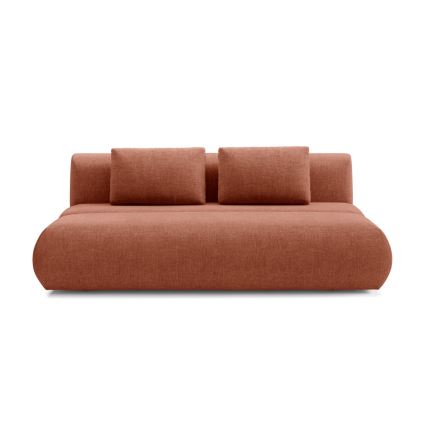 Sofa trzyosobowa składana FANO brązowa