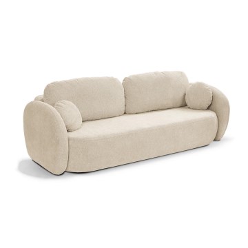Sofa trzyosobowa składana OLBIA beżowa