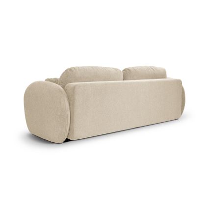 Sofa trzyosobowa składana OLBIA beżowa
