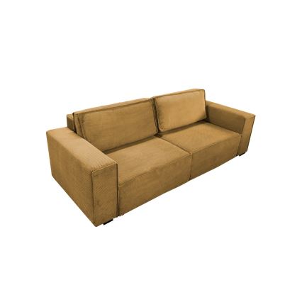 Sofa trzyosobowa składana z miejscem do przechowywania RONDA pomarańczowa