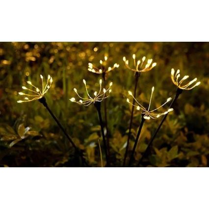 Solarna dekoracyjna oprawa LED z czujnikiem, 1,2V, 3000K, 73 cm, 600 mAh, IP44