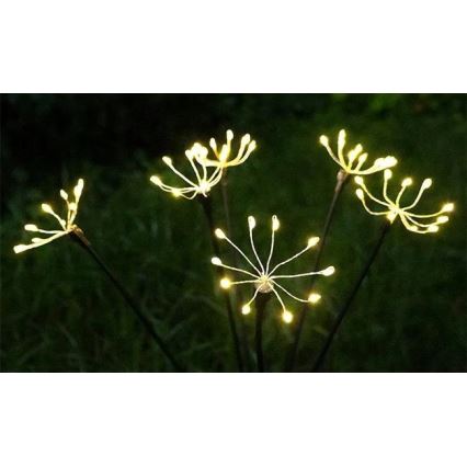 Solarna dekoracyjna oprawa LED z czujnikiem, 1,2V, 3000K, 73 cm, 600 mAh, IP44