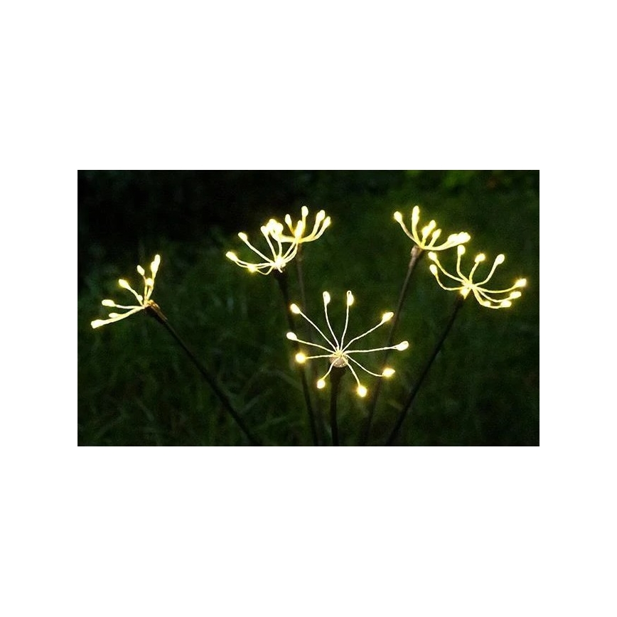 Solarna dekoracyjna oprawa LED z czujnikiem, 1,2V, 3000K, 73 cm, 600 mAh, IP44