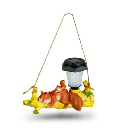 Solarna lampa LED/1,2V 300 mAh IP44 wiewiórka