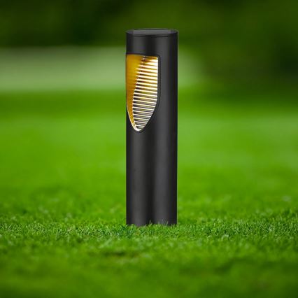Solarna lampa LED ADDIS 1,2 V 600 mAh IP44 czarna