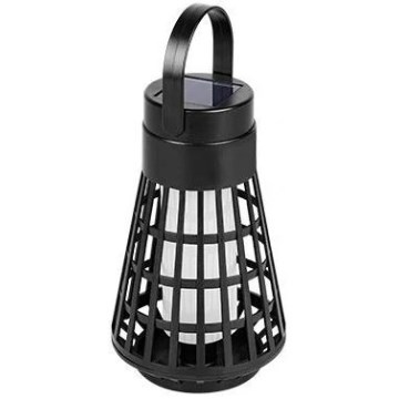 Solarnа lampa LED z czujnikiem 2 w 1 LED/1W/3,7V IP54 300 mAh czarna
