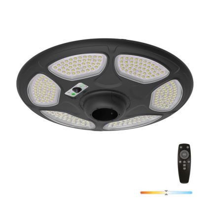 Solarná lampa LED zewnętrzna z czujnikiem SOLSUMI LED/25W/3,2V IP54 25000 mAh + zdalne sterowanie