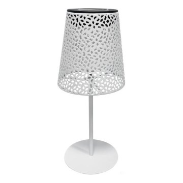 Solarna lampa stołowa LED LUVETRA LED/1xAA 4000K IP44 200 mAh biała